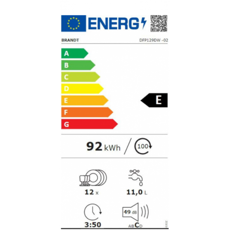 BRANDT DFP129DW n°3