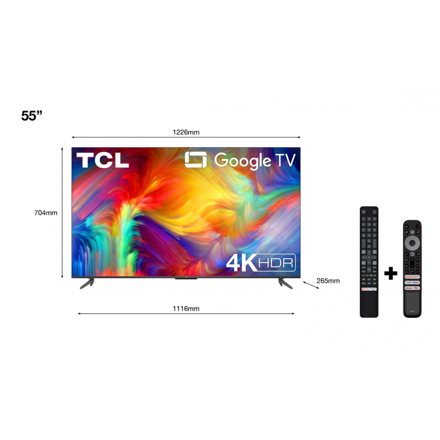 Tcl 55P735 55" 4K Ultra HD Smart TV GOOGLE Dolby Vision Atmos 2022 n°2