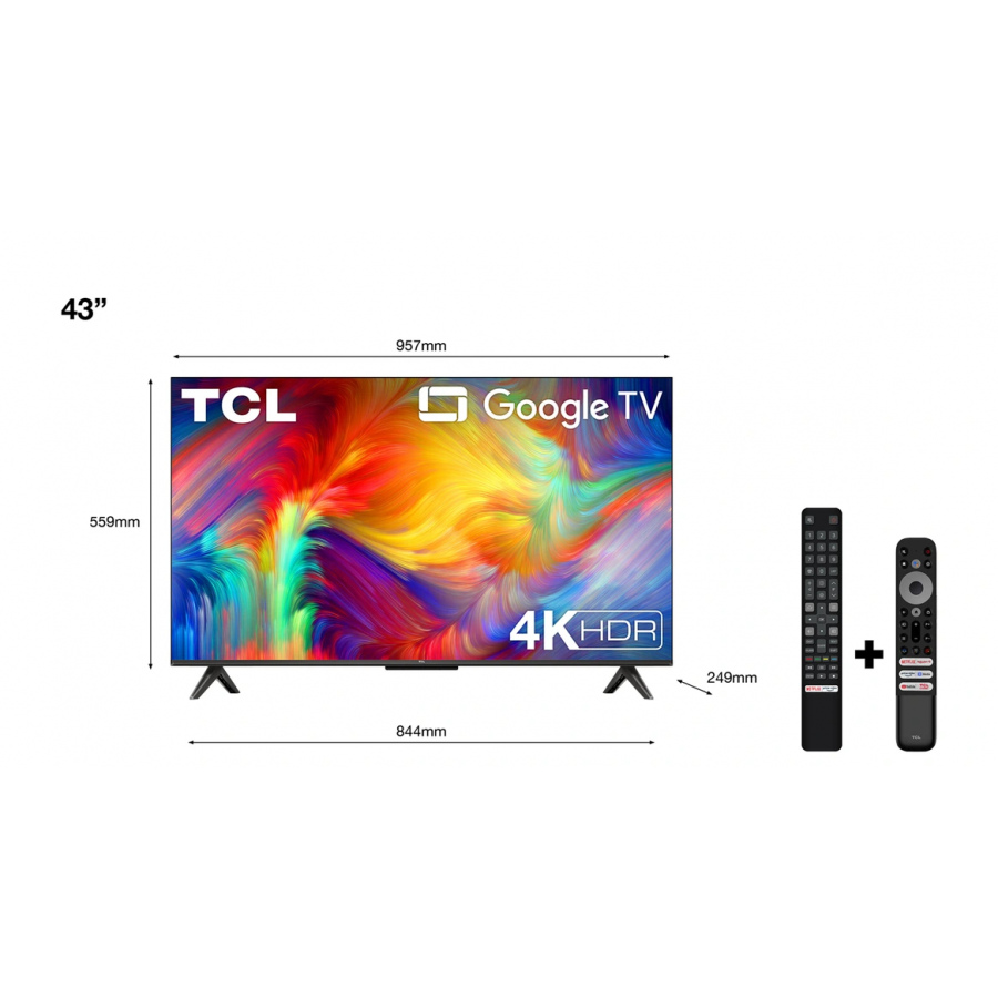 Tcl 43P735 43" 4K Ultra HD Smart TV GOOGLE Dolby Vision Atmos 2022 n°4