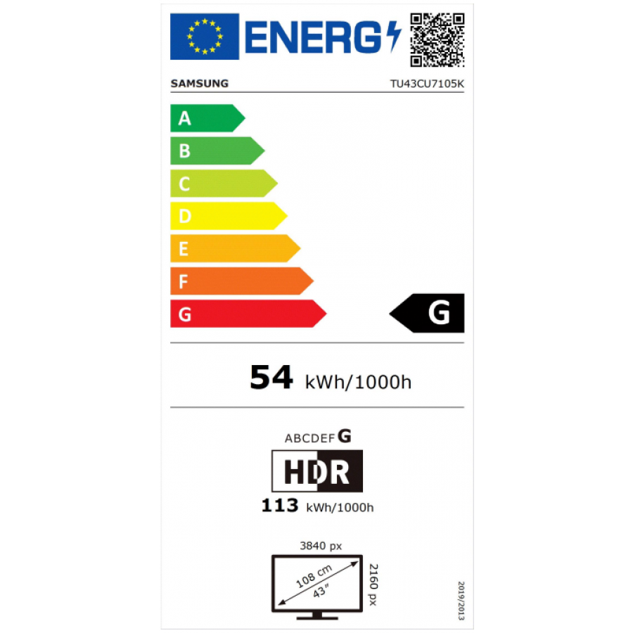 SAMSUNG TU43CU7105C n°8