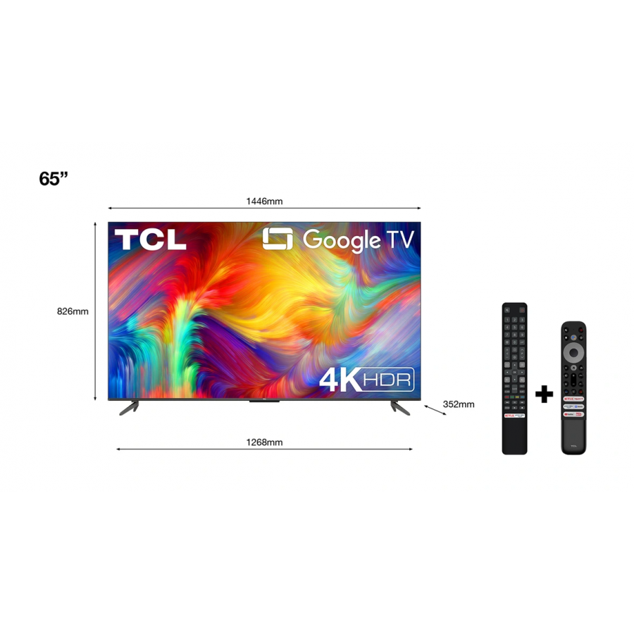 Tcl 65P735 65" 4K Ultra HD Smart TV GOOGLE Dolby Vision Atmos 2022 n°2