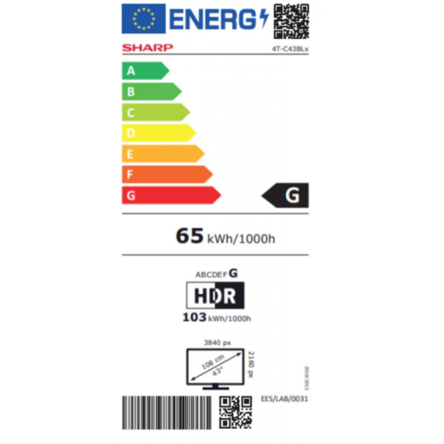 SHARP LC43BL2EA n°5