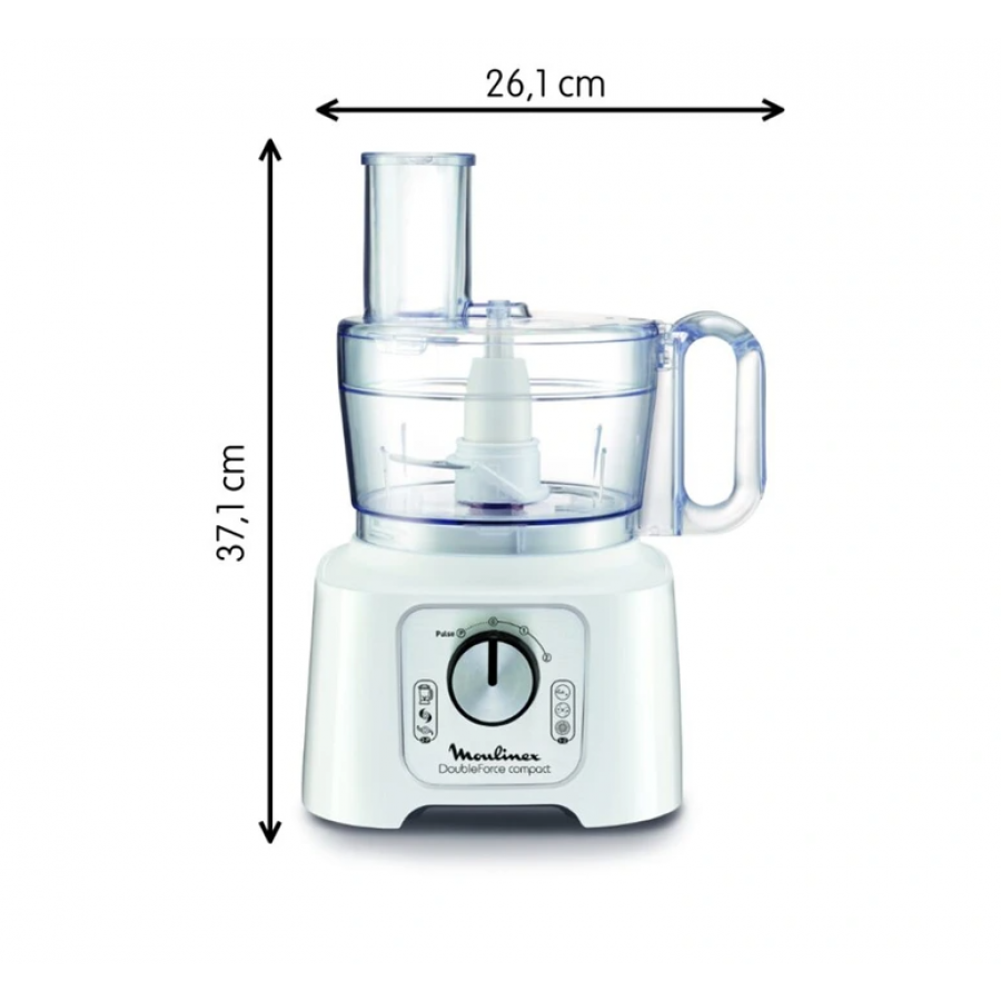 Moulinex DOUBLE FORCE COMPACT BLANC FP544111 n°5