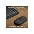 Logitech Pebble 2 Combo, clavier et souris sans fil, discrets et portables - Graphite