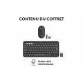 Logitech Pebble 2 Combo, clavier et souris sans fil, discrets et portables - Graphite