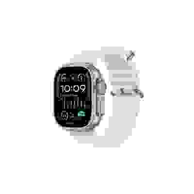 Apple Watch Ultra 2 GPS + Cellular, boîtier en titane de 49 mm avec bracelet ocean blanc