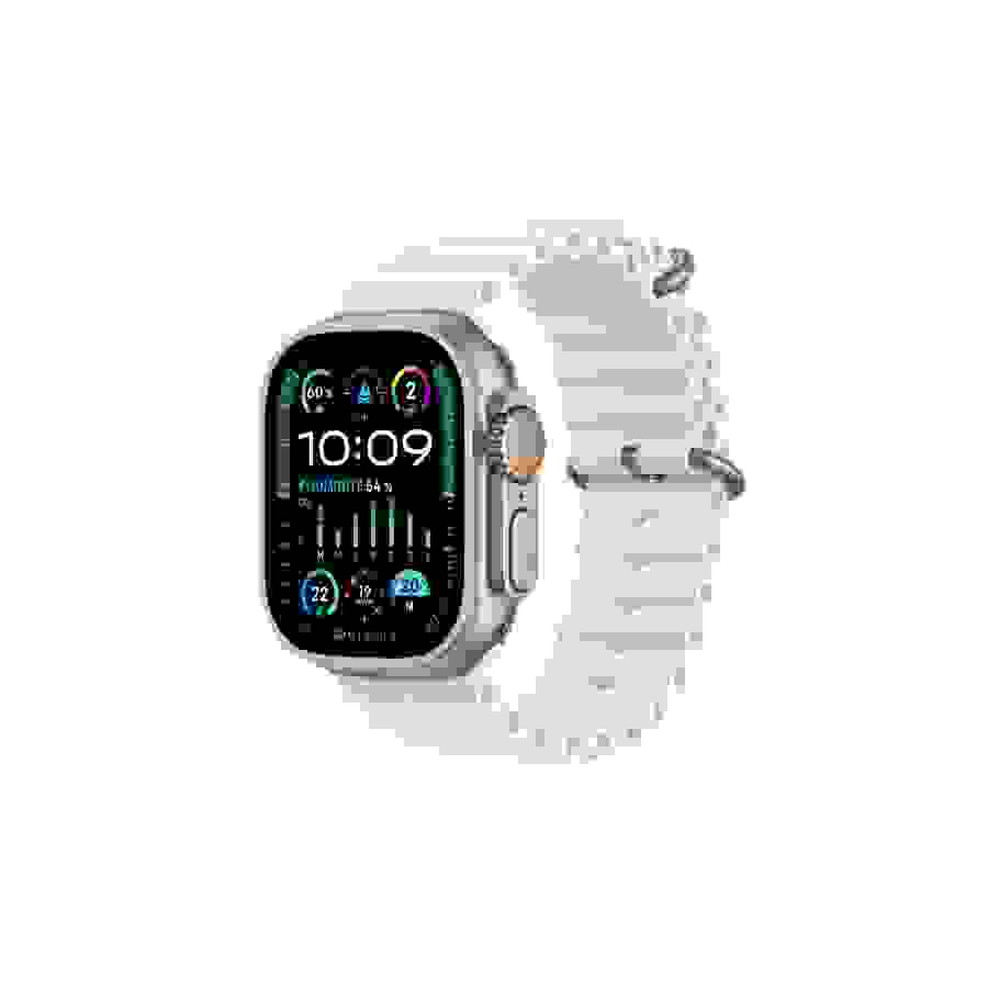 Apple Watch Ultra 2 GPS + Cellular, boîtier en titane de 49 mm avec bracelet ocean blanc n°1