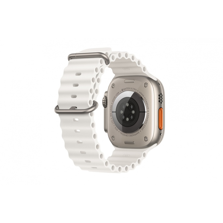 Apple Watch Ultra 2 GPS + Cellular, boîtier en titane de 49 mm avec bracelet ocean blanc n°3