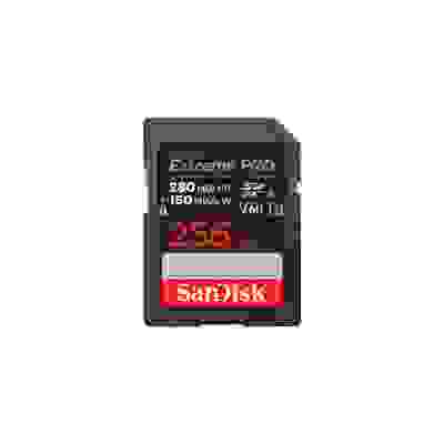Sandisk Extreme Pro 256 Go, 280/100MB/s,V60,C10,UHS-II,U3