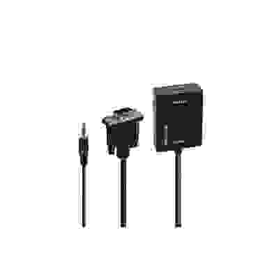Accsup ADAPTATEUR VGA MALE VERS HDMI FEMELLE 20 CM NOIR