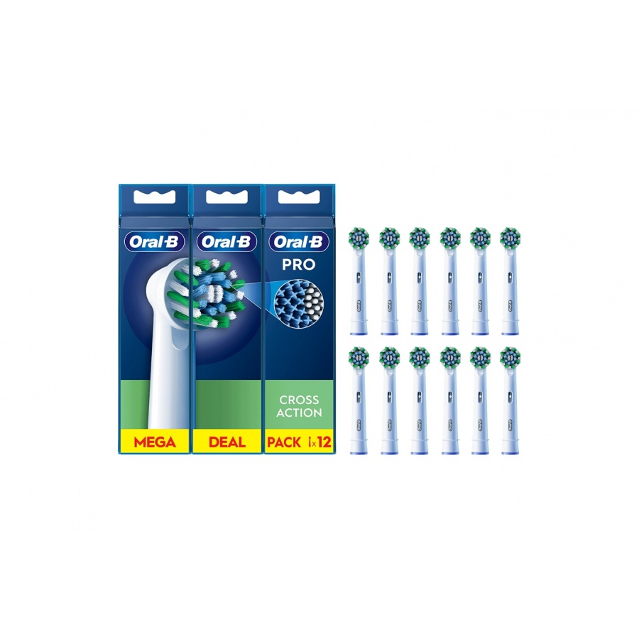 Oral B Pro Brossettes Cross Action 4+4+4 n°1