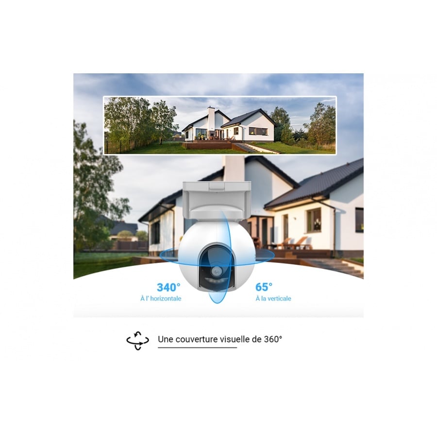 EZVIZ HB8 CAM + PANNEAU SOLAIRE n°4