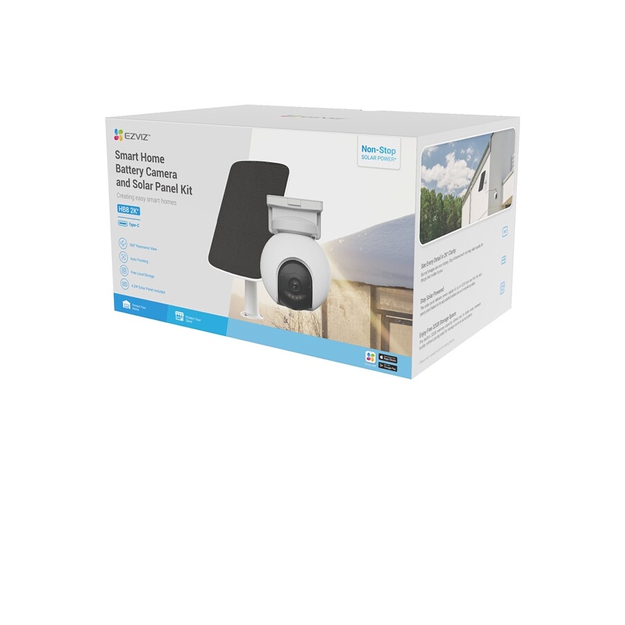 EZVIZ HB8 CAM + PANNEAU SOLAIRE n°10