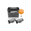 Brother Pack imprimante multifonction laser 3-en-1 monochrome A4