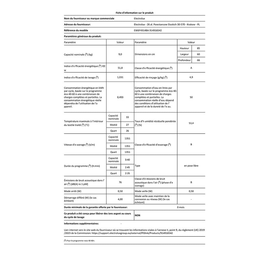 Electrolux EW6F4914BA n°9