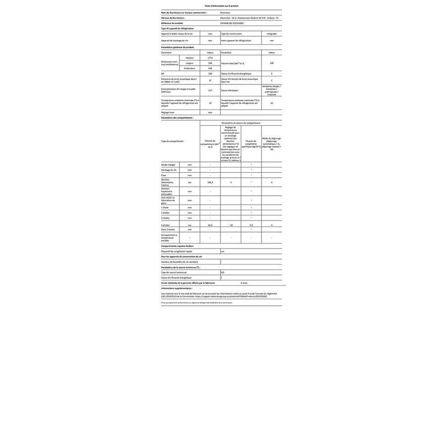 Electrolux Encastrable - ENT6ME18S n°8