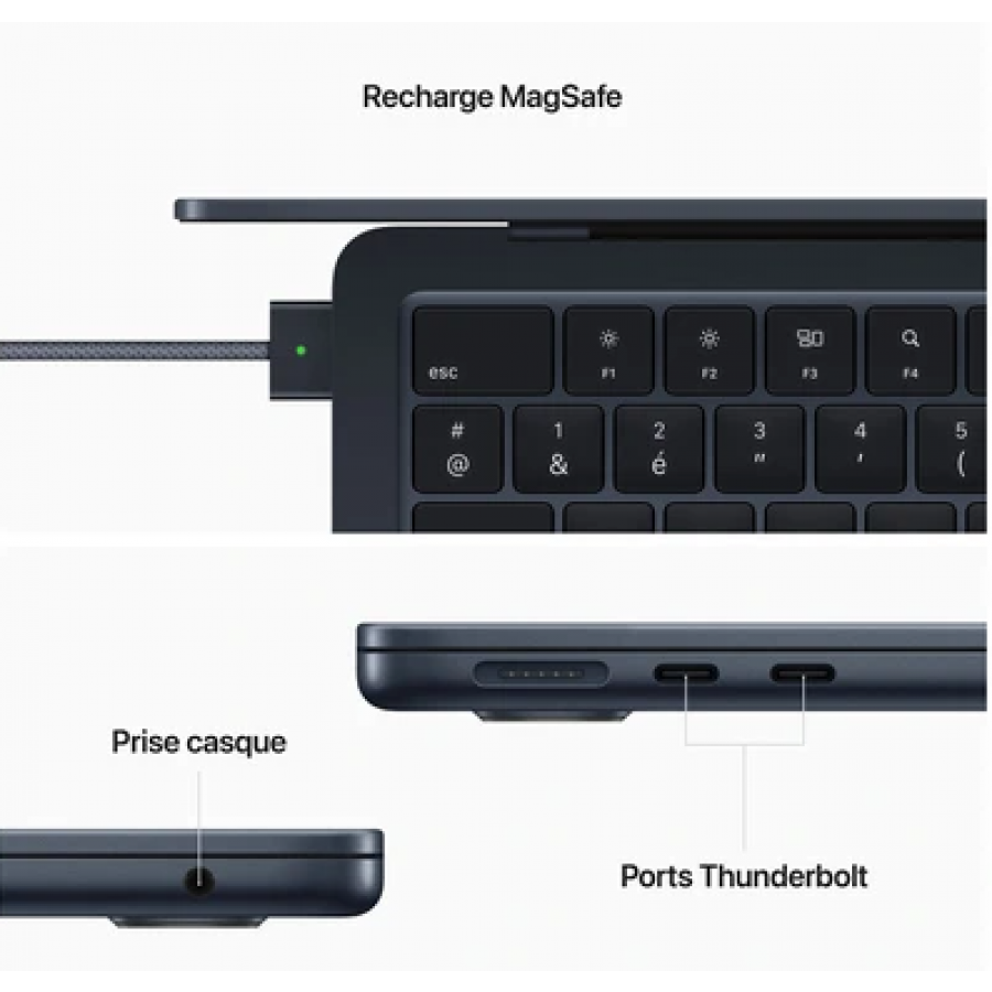 Apple MacBook Air 13" 256Go SSD 8Go RAM Puce M2 n°6