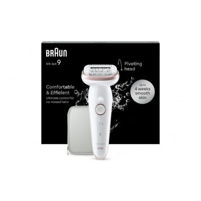 Braun Epilateur Braun Silk Epil 9 SES9-000 BLANC-ROSE
