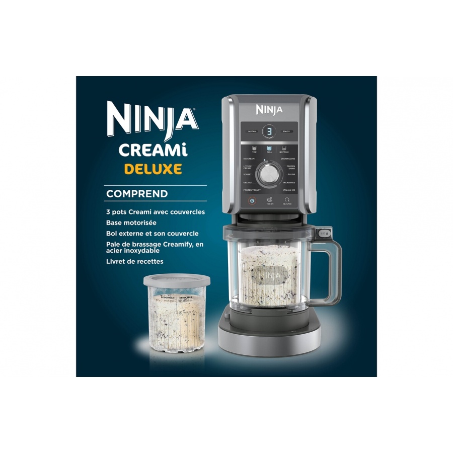 Ninja CREAMi Deluxe 10-en-1 Machine à délices et boissons glacées NC501EU n°3