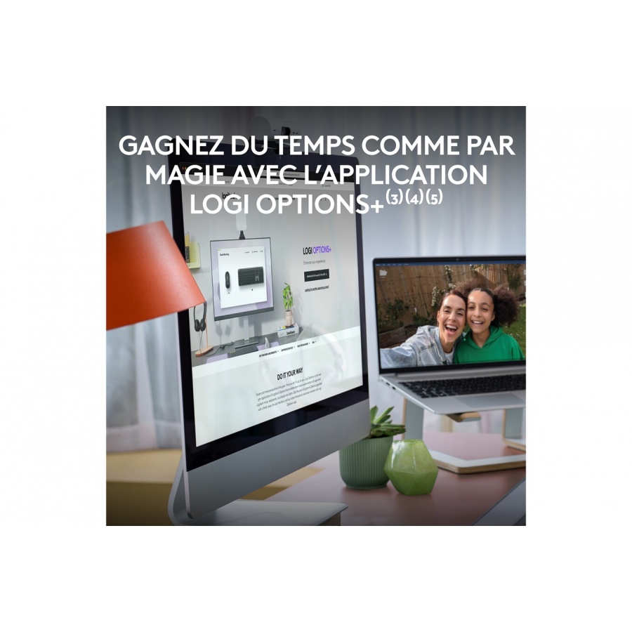 Logitech sans fil MK950 Signature Slim, design elegant, saisie et clic discrets - Graphite n°4