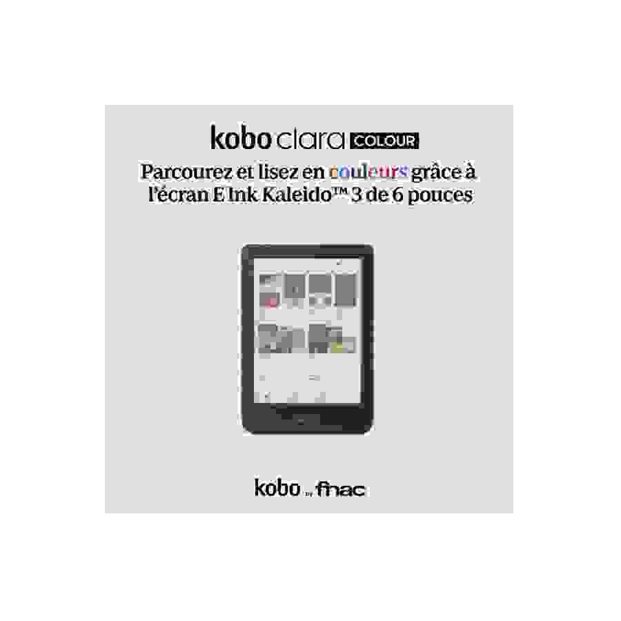 Kobo Liseuse numerique Kobo by Fnac Clara Colour 6'' 16 Go Noir n°6