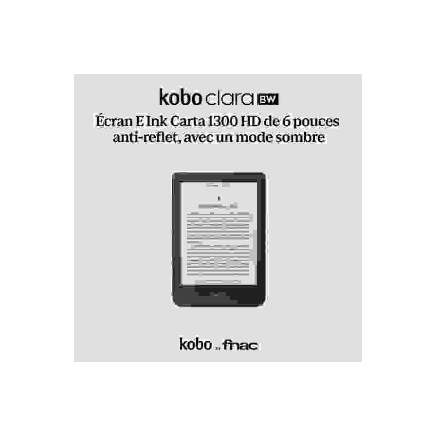 Kobo Liseuse numerique Kobo by Fnac Clara BW 6'' 16 Go Noir n°6