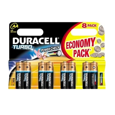 Duracell GPLR6 AA 8PIECES
