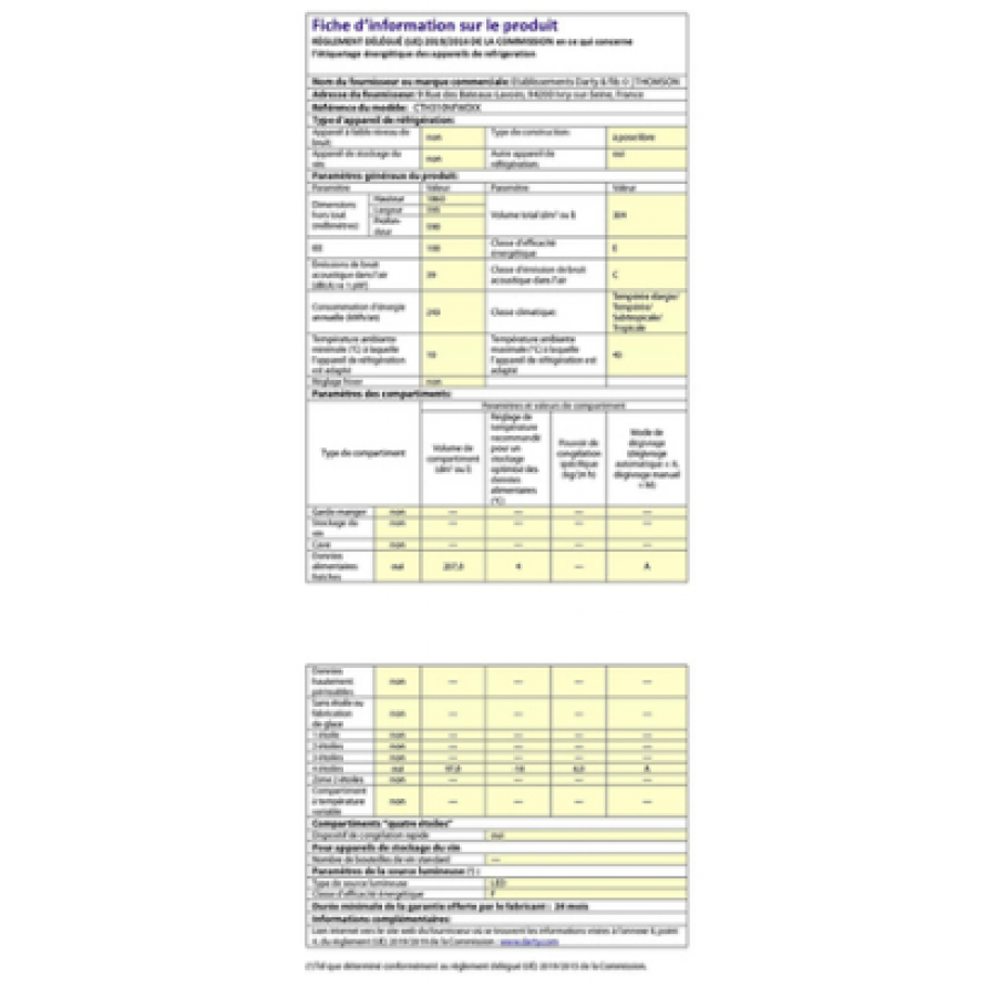 Thomson CTH310NFWDIX n°7