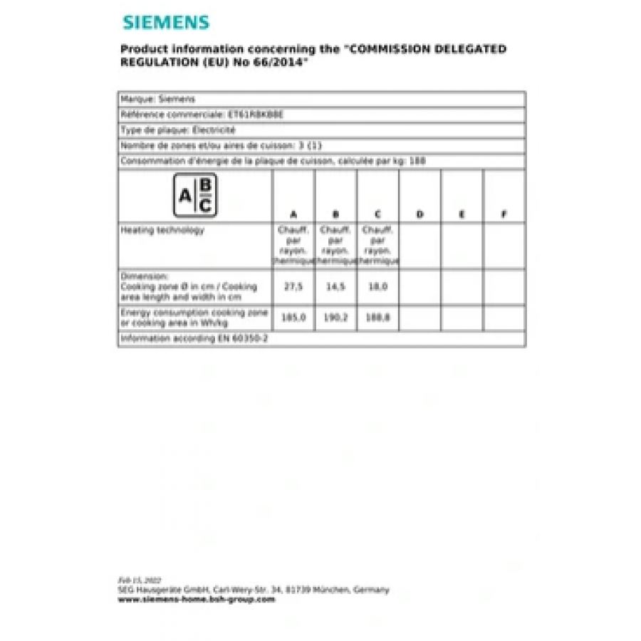 Siemens ET61RBKB8E n°6