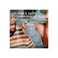 Ultimate Ears WONDERBOOM 4, enceinte Bluetooth portable et etanche avec de puissantes basses et un son a 360 degres - Noir