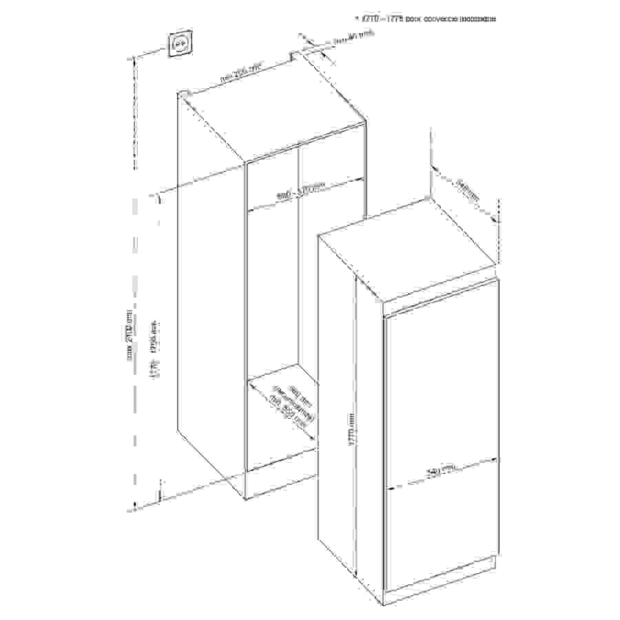 Brandt BIL1770EB - ENCASTRABLE 177 CM n°6