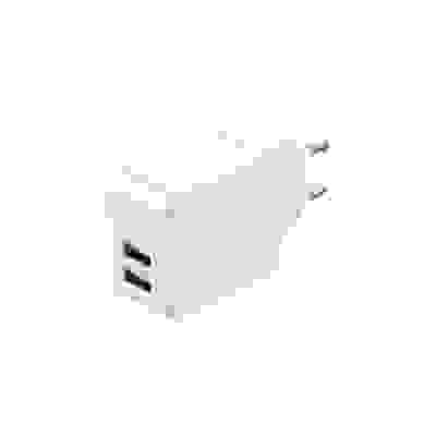Wefix Chargeur secteur double USB-A 2.4A Blanc