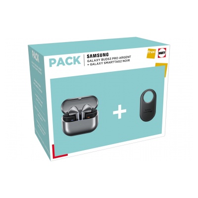 Samsung PACK GALAXY BUDS3 PRO ARGENT + SMARTTAG2
