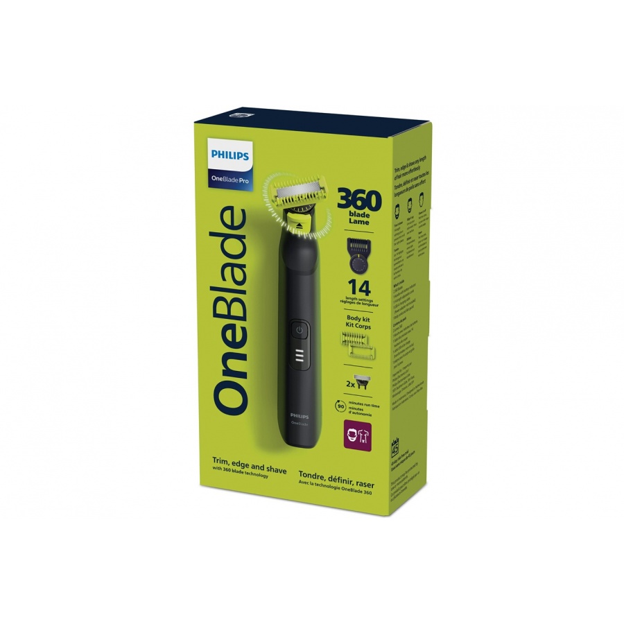 Philips QP6542/15 One Blade Pro 360 Visage + Corps n°4