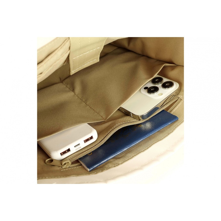 Accsup SAC A DOS IMPERMEABLES BEIGE 13-14'' n°4