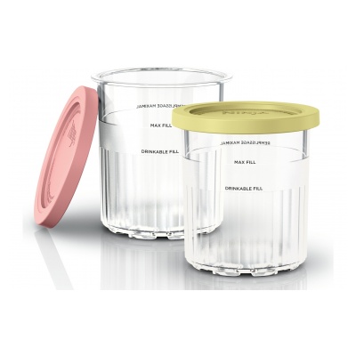 Ninja Lot de 2 pots compatibles avec CREAMI DELUXE NC501EU