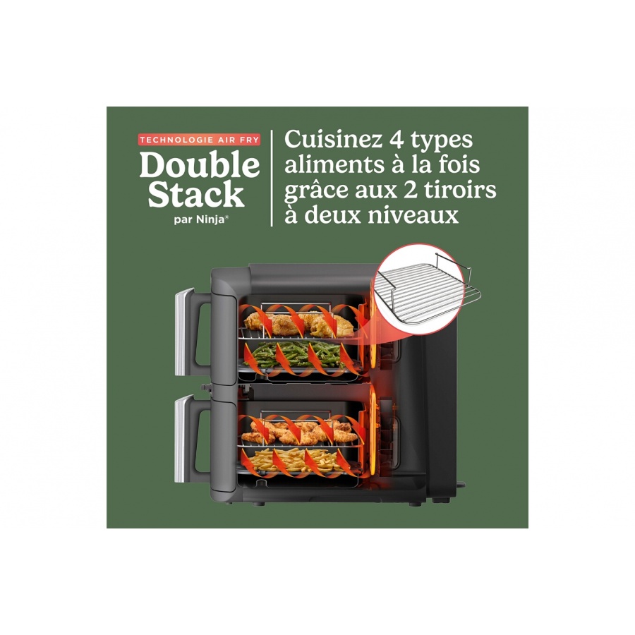 Ninja Double Stack XL avec Thermosonde SmartCook SL451EU n°3