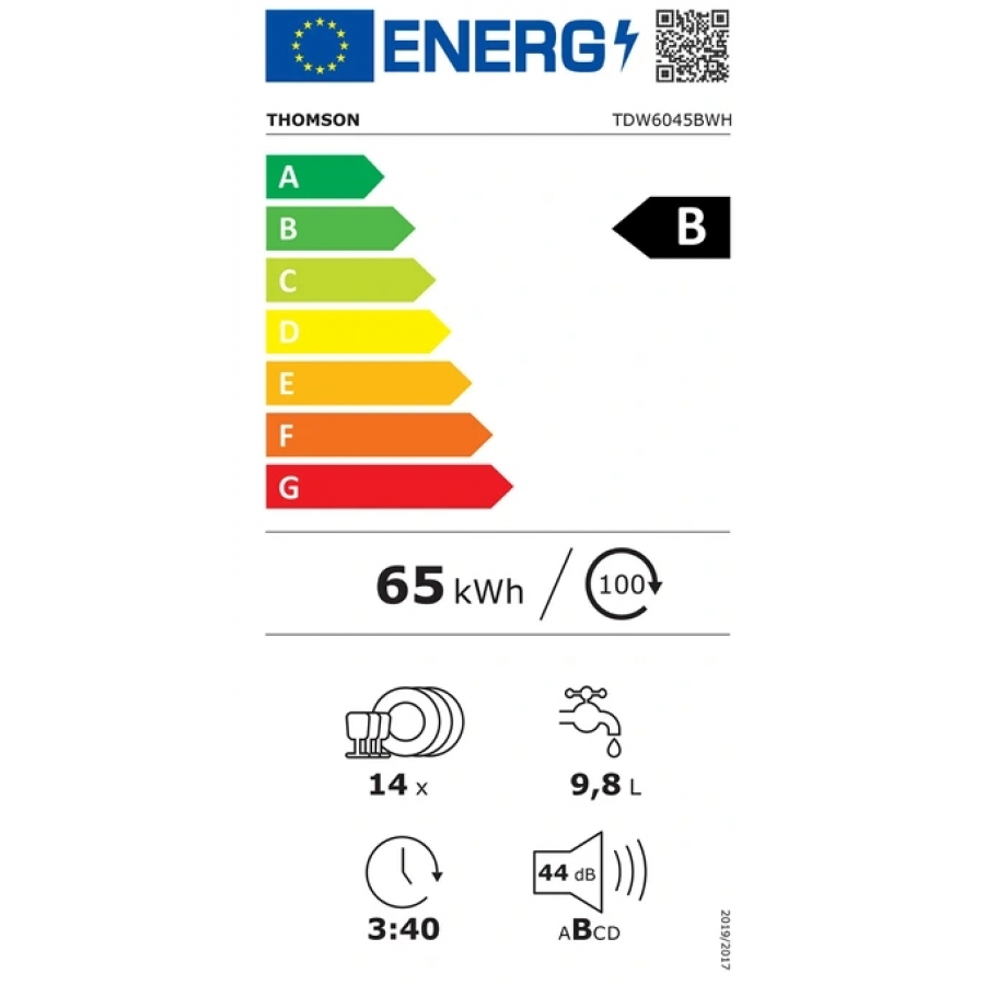 Thomson TDW6045BWH n°7