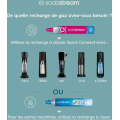 Sodastream CYLINDRE CQC CO2 ROSE D'ECHANGE RECHARGE