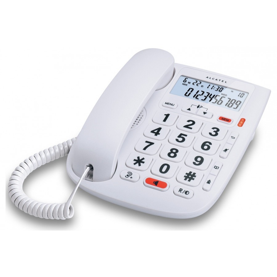 Téléphone fixe Alcatel XL785 Combo (base filaire + combiné DECT) avec  répondeur, grand écran et grosses touches - DARTY Guadeloupe
