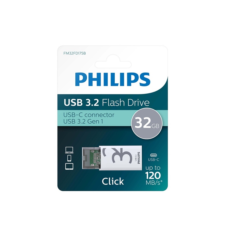 Philips Cle USB-C Philips Click 3.2 32Go n°2