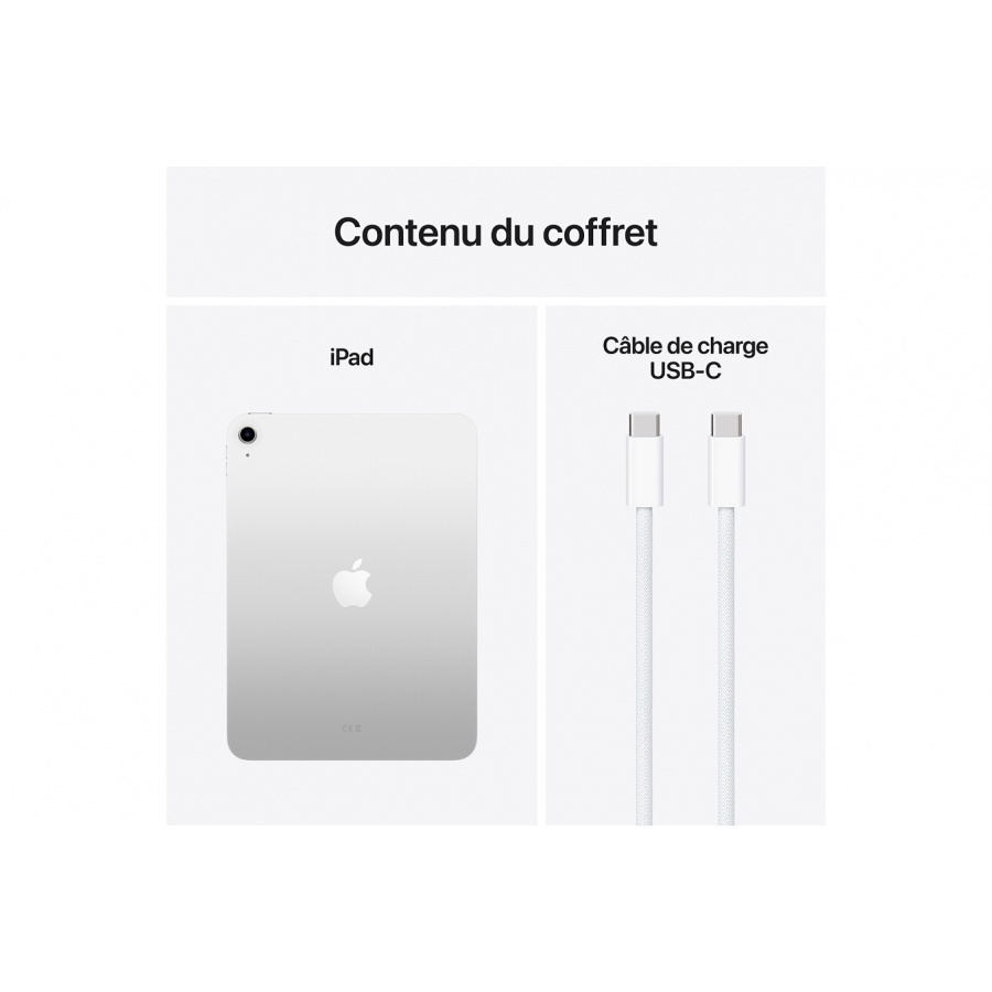 Apple 11" A16 128 Go Argent Wifi 2025 n°8