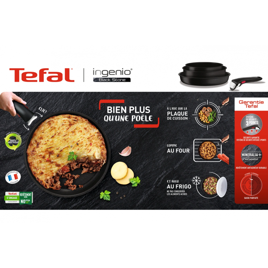 TEFAL BLACK STONE SET X8 L3999502 n°2