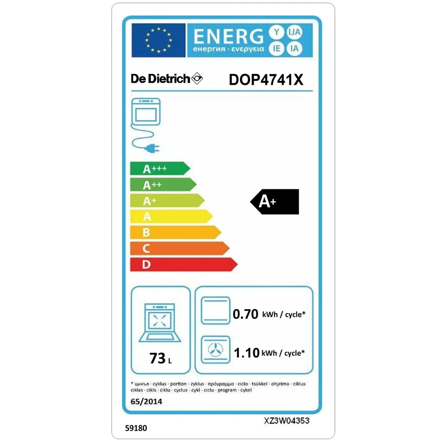 DE DIETRICH DOP4741X n°8