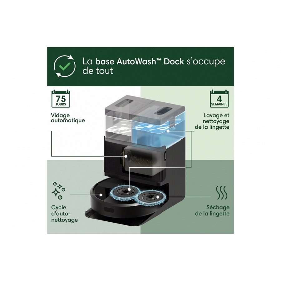 IROBOT ROOMBA PLUS 405 COMBO NOIR n°4