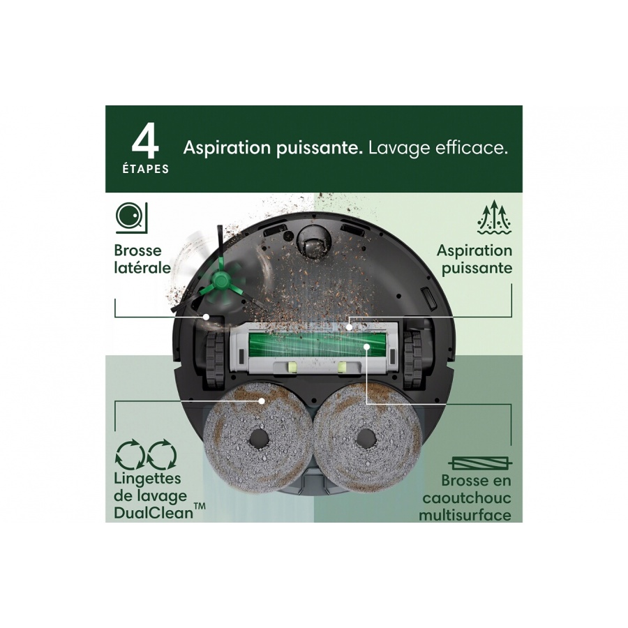 IROBOT ROOMBA PLUS 405 COMBO NOIR n°6