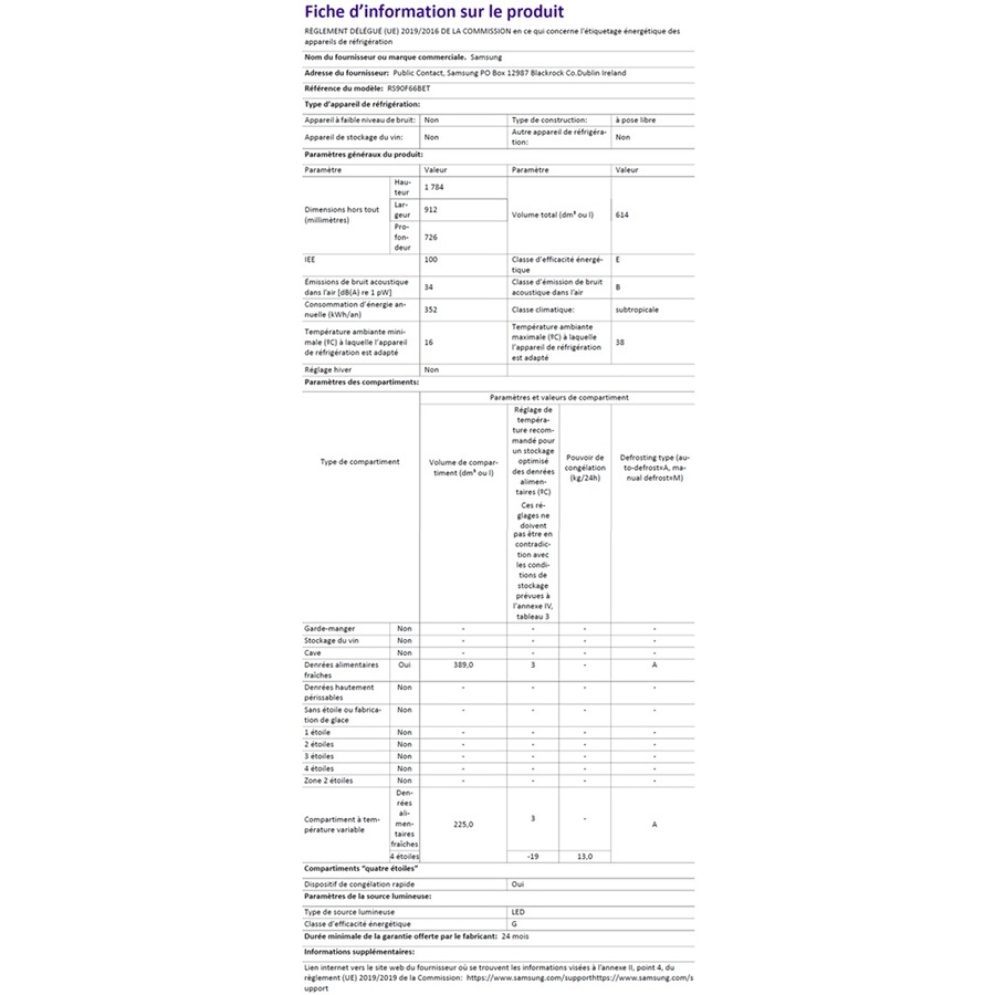Samsung RS90F66BETEF n°14