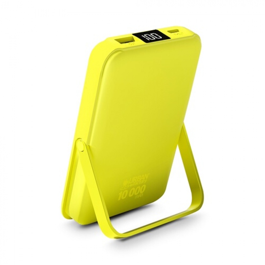 Urban Factory MAGNEE POWER: WIRELESS MAGNETIC UNIVERSAL POWERBANK 10.000MAH - NEON YELLOW n°4