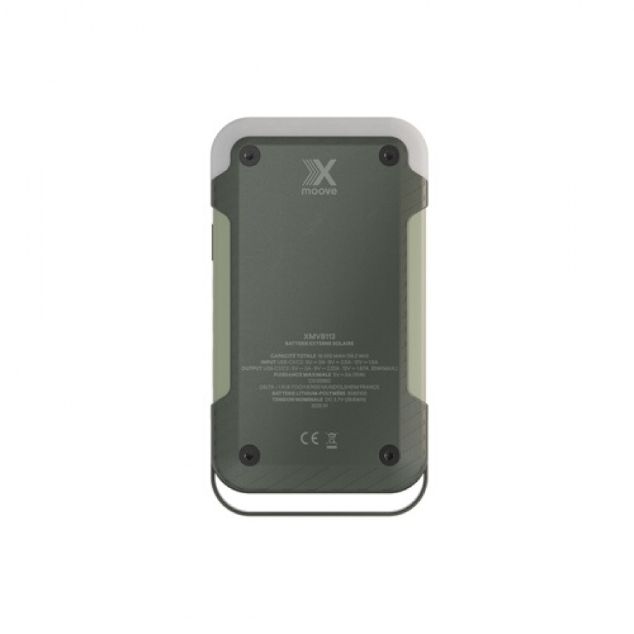 Xmoove Pocket - Batterie externe solaire avec lampe torche - 16 000 mAh n°3