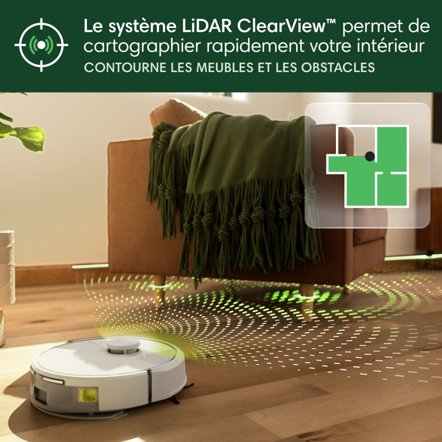 IROBOT ROOMBA 105 COMBO + AUTOEMPTY DOCK BLANC n°8